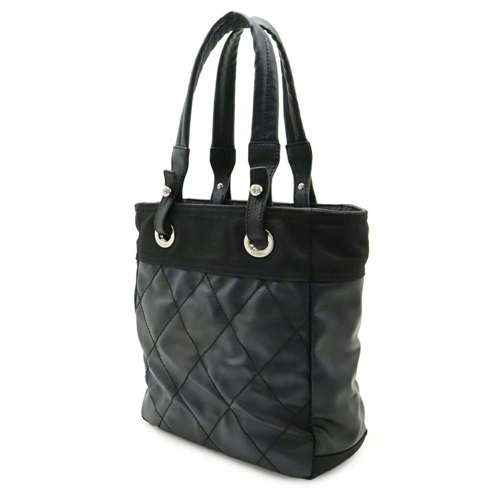 CHANEL Black Leather Shoulder Bag - Picture 3 of 10